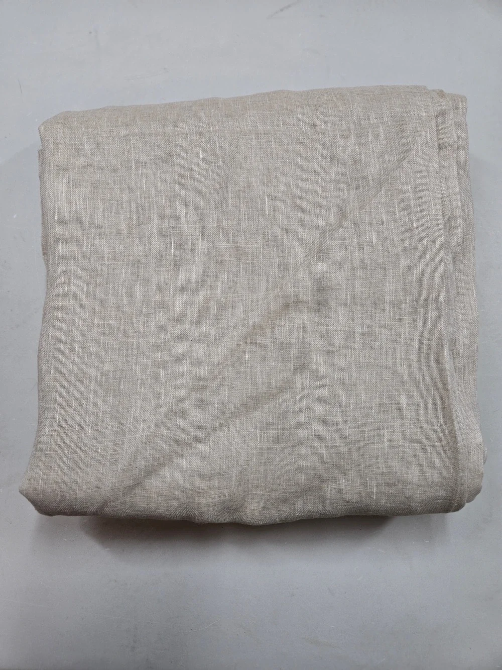 QUINCE Set Of 2 48x108 European Linen Sheer Curtains Flax 9962
